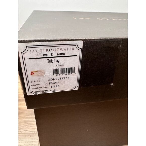 $695 Jay Strongwater Calista Tulip Tray - Picture 15 of 15